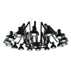 Lampa wisząca RAGNO 16 czarna