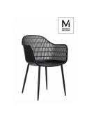Krzesło BASKET czarne Modesto