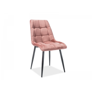 Krzesło Chic Velvet Różowe