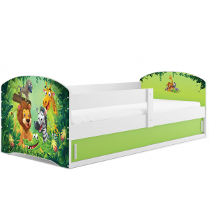 Łóżko LUKI pojedyncze  160x80 białe