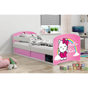 Łóżko LUKI pojedyncze  160x80 białe