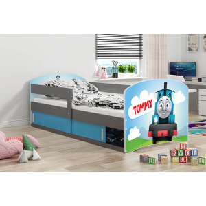 Łóżko LUKI pojedyncze  160x80 grafit