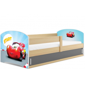 Łóżko LUKI pojedyncze  160x80 sosna