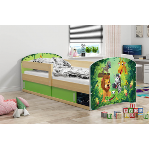 Łóżko LUKI pojedyncze  160x80 sosna