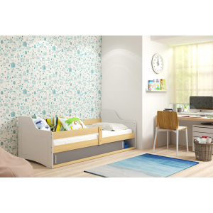 Łóżko SOFIX 1 Pojedyncze Z Szufladą 160x 80 cm Sosna