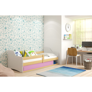 Łóżko SOFIX 1 Pojedyncze Z Szufladą 160x 80 cm Sosna