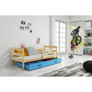 Łóżko Parterowe ERYK  Jednoosobowe 190x80 Sosna