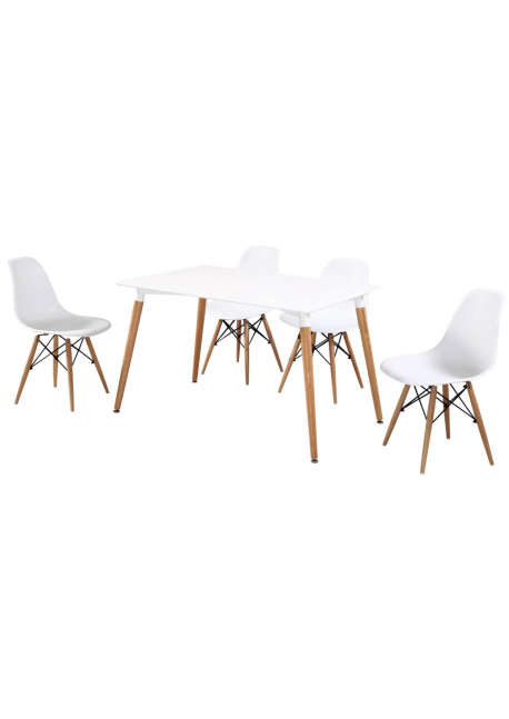 Zestaw Visby stół  + 4 krzesła PT-15/PC-015 Furni