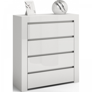 Komoda Deko D4 biały połysk