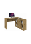 Narożne biurko Plus z komodą