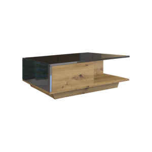 Ława Denver dąb artisan/ połysk Tope