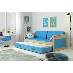 Dawid Łóżko wysuwane 200x90 stelaż sosna