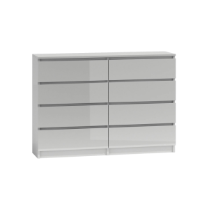 Komoda bezuchwytowa 8 szuflad Malwa
