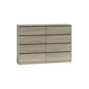 Komoda bezuchwytowa 8 szuflad Malwa
