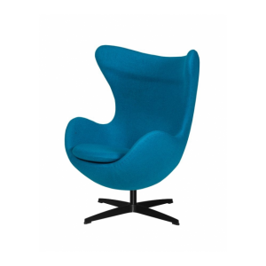 Fotel egg classic - wełna, podstawa czarna