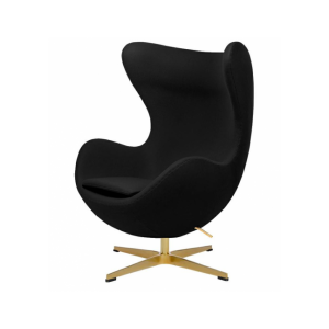 Fotel EGG CLASSIC GOLD - wełna, podstawa złota