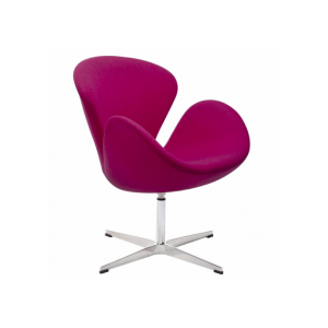 Fotel swan wool premium - wełna, podstawa stal