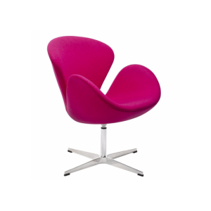 Fotel swan wool premium - wełna, podstawa stal