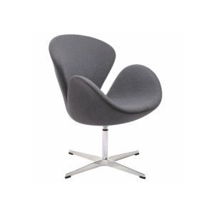 Fotel swan wool premium - wełna, podstawa stal