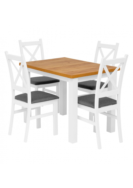 Zestaw Mone Carlo stół + 4 krzesła Furni