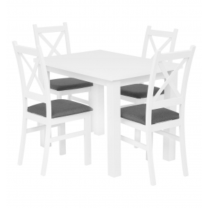 Zestaw Mone Carlo stół + 4 krzesła Furni