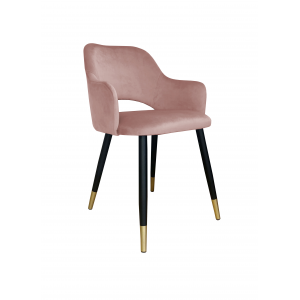 Krzesło Milano czarny/złoty Magic Velvet