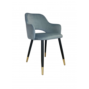 Krzesło Milano czarny/złoty Magic Velvet