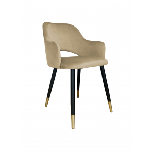 Krzesło Milano czarny/złoty Magic Velvet