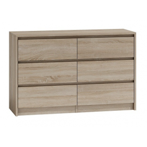 Komoda Szafka Karo K120 6 Szuflad Tope