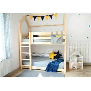 Łóżko piętrowe domek 90x160