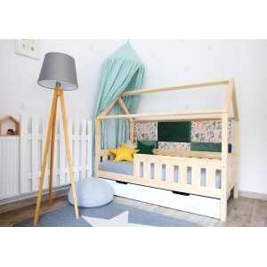 Łóżko domek 70x140 z szufladą