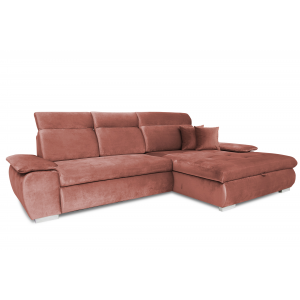 Sofa Narożnikowa TIFFI Rozkładana Szara