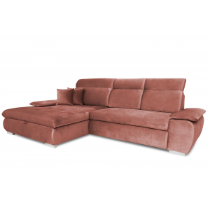 Sofa Narożnikowa TIFFI Rozkładana Szara